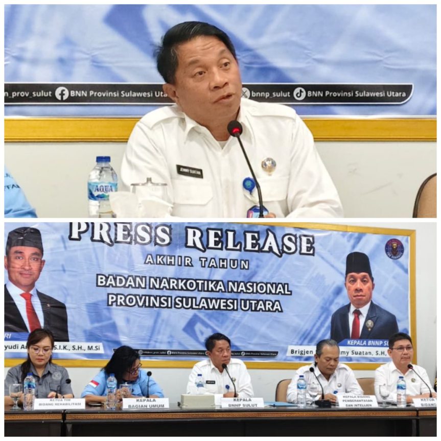 Perangi Narkotika, BNNP Sulut Perkuat Strategi P4GN Sepanjang&nbsp;2025
