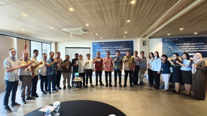BI dan Pemkab Sangihe Gelar HLM TPID–TP2DD, Fokus Kendalikan Inflasi dan Percepat&nbsp;Digitalisasi