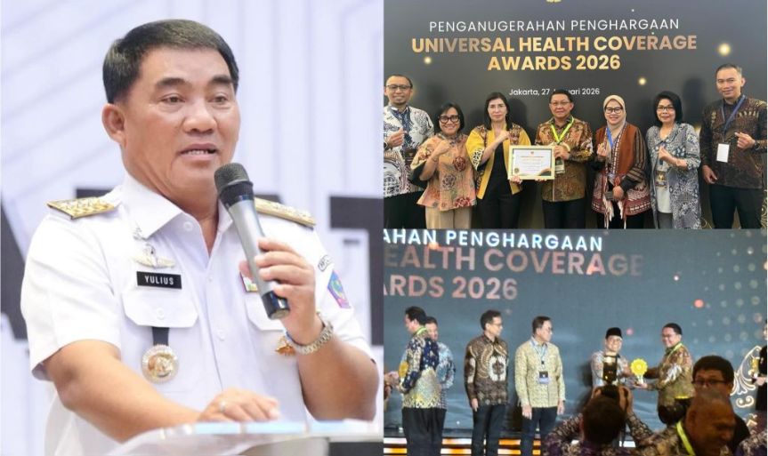 Bukti Komitnen Gubernur Yulius Selvanus pada Kesehatan Rakyat, Sulut Raihan UHC Award&nbsp;2026