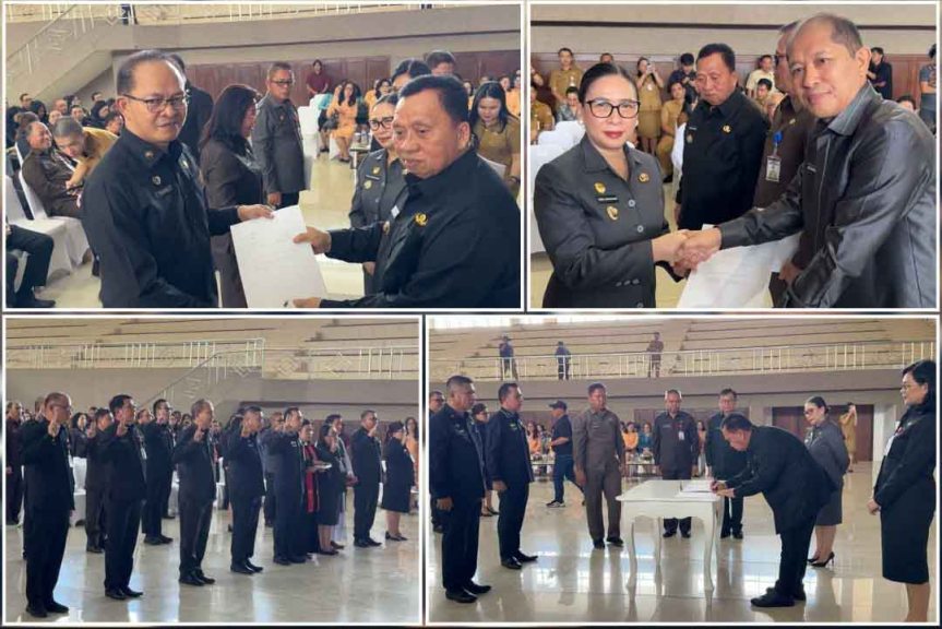 RD VaSung Rombak ‘Kabinet’ di Lingkup Pemkab Minahasa, Berikut Daftar Nama Nama Yang&nbsp;Dilantik