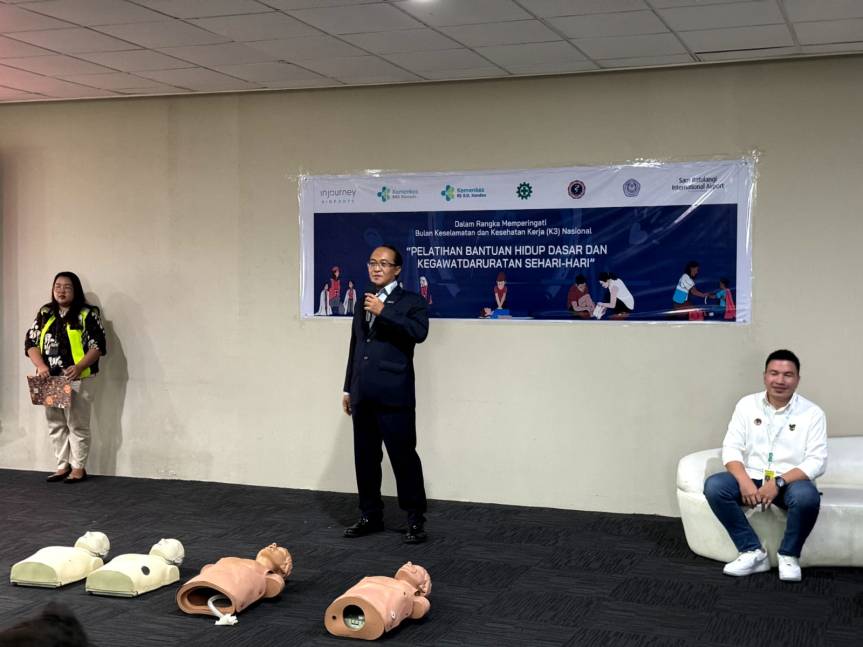 Bandara Sam Ratulangi Manado Gelar Beragam Kegiatan pada Bulan K3 Nasional&nbsp;2026