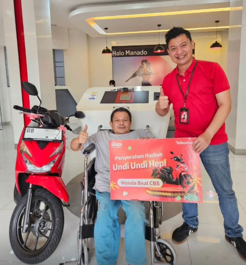 Kisah Inspiratif Pemenang Undi-Undi Hepi Telkomsel dari Manado, Tetap Berjuang di Tengah&nbsp;Keterbatasan