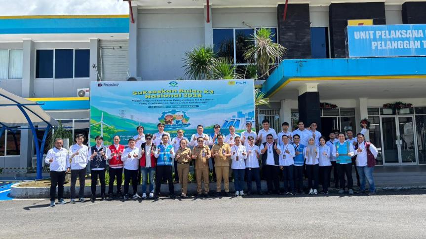 PLN UP3 Tahuna Raih Sertifikat Penghargaan SMK3 dari Kementerian Ketenagakerjaan&nbsp;RI