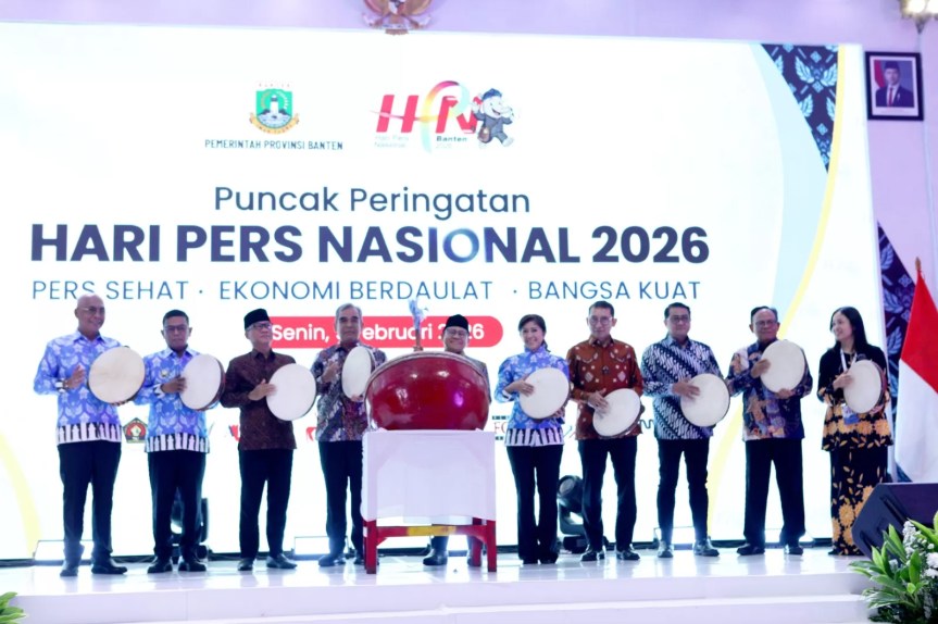 Puncak peringatan Hari Pers Nasional 2026 Mengusung tema “Pers Sehat, Ekonomi Berdaulat, Bangsa&nbsp;Kuat”